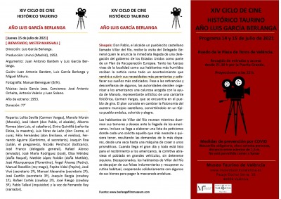 XIV CICLE DE CINÈMA HISTÓRIC TAURÍ